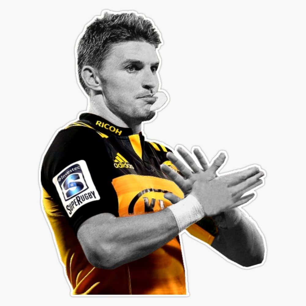 Beauden Barrett Wellington Hurricanes 2 Vinyl Bumper Sticker Size 5"