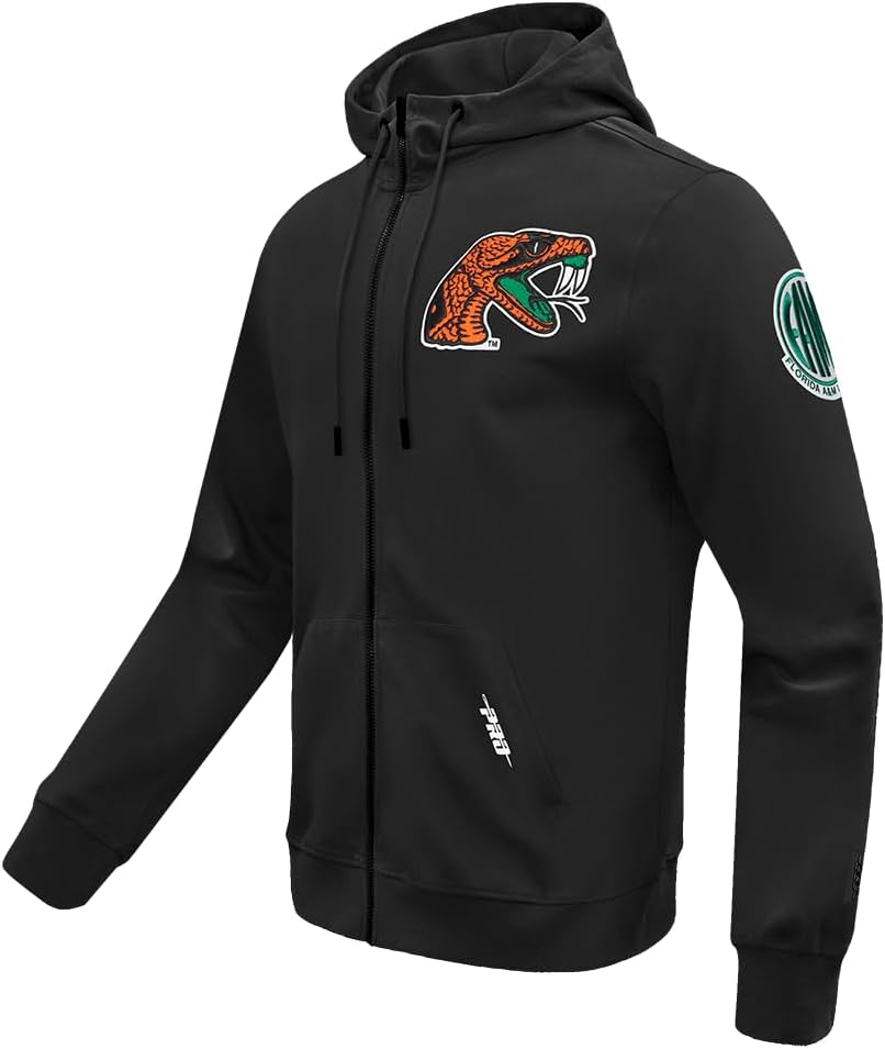 Pro Standard Mens College Classic Chenille Double Knit Full Zip Hoodie