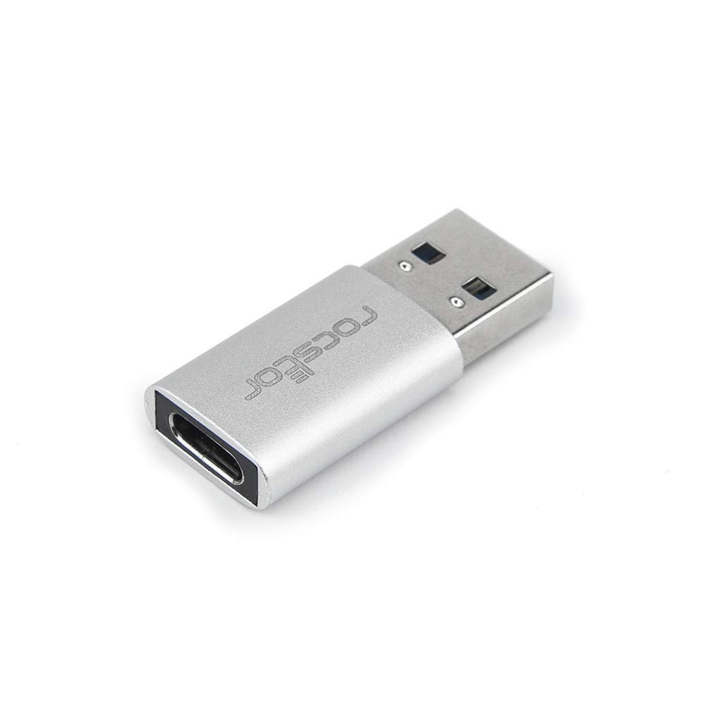RocstorUSB Data Transfer Adapter - Type C Female USB - Type A Male USB - White Male Adapter White