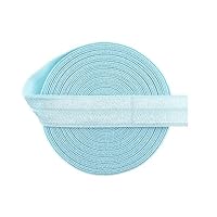 Elastisches Satinband 15mm - 5 Yards Weiß Glänzend Für Näharbeiten