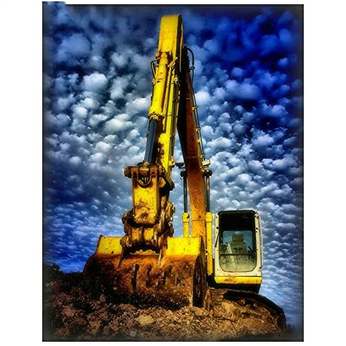 Peinture diamants 5D camion pour décorer une chambre d'enfant ou un bureau