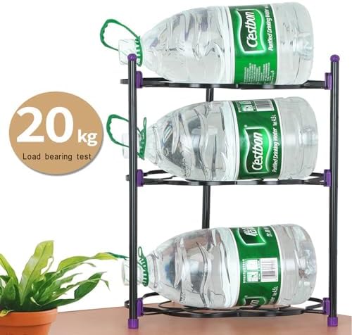 Pot & Pan Organizer Stand | Pan Rack for Storage | Saucepan Holder for Kitchen | Pots and Pans Storage Solution | Pan Stand with 6 Hooks | Space Saving Cookware Organizer Rack