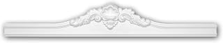 PRO[f]home® - Pediment 154014 Door Surround Decorative Element Neo-Empire Style White Profhome
