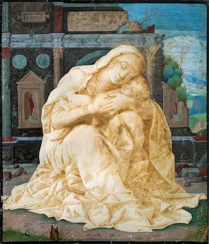 Pintura sobre lienzo premium de Andrea Mantegna, lienzo clásico de alta fidelidad 60x90cm