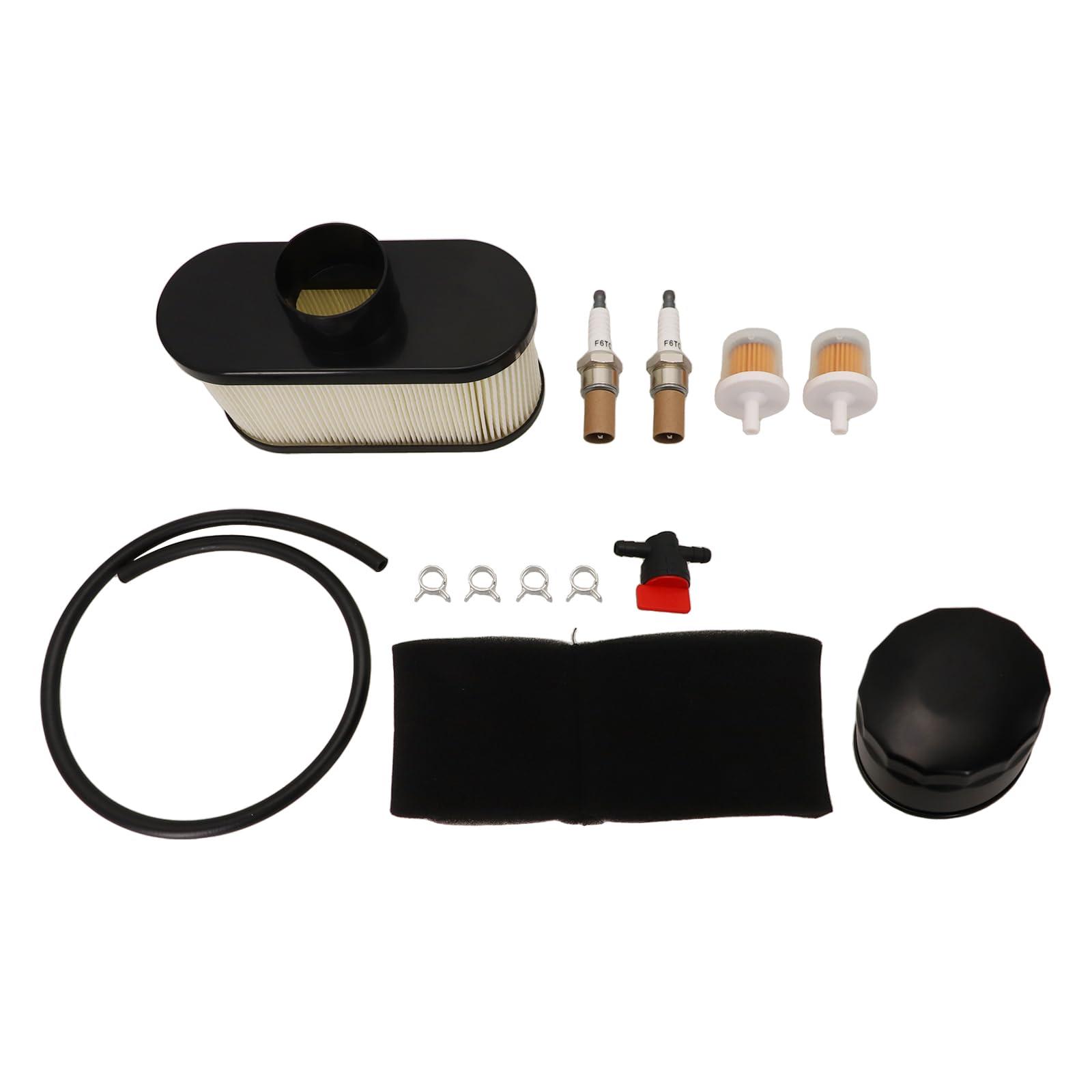 Kit filtro aria per Kawasaki FR651V FR691V FR730V FS481V motore tosaerba, 49065-7007 49065-0721 filtro olio 11013-0752