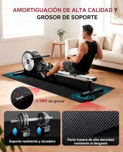 Esterilla de yoga plegable HAPBEAR de 140x60cm para proteger el suelo 8