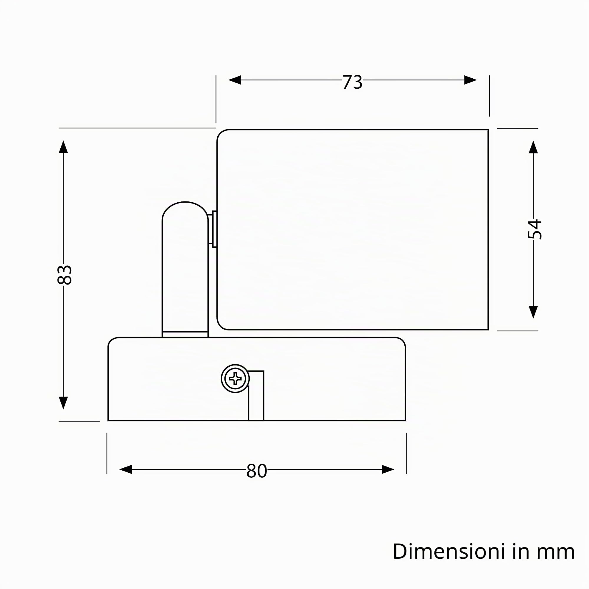 ledscom.de 2x spot a parete WAIKA con interruttore nero opaco GU10 Lampada LED bianco caldo a 3 livelli di dimmerazione: max. 500lm cad.