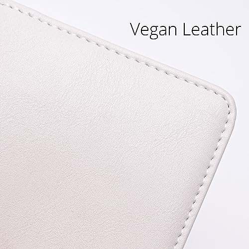 Image of Alldaily Small RFID Wallet for Women Slim Compact Bifold Pocket Ladies Travel Mini Purse (White)