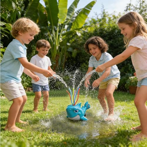 Aspersor de agua infantil para patio que refresca el verano 2
