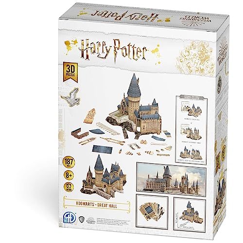 4D Cityscape Harry Potter Great Hall Paper 3D Puzzle Standard, Multicolored by 4D Cityscape - Used condition - Image 7