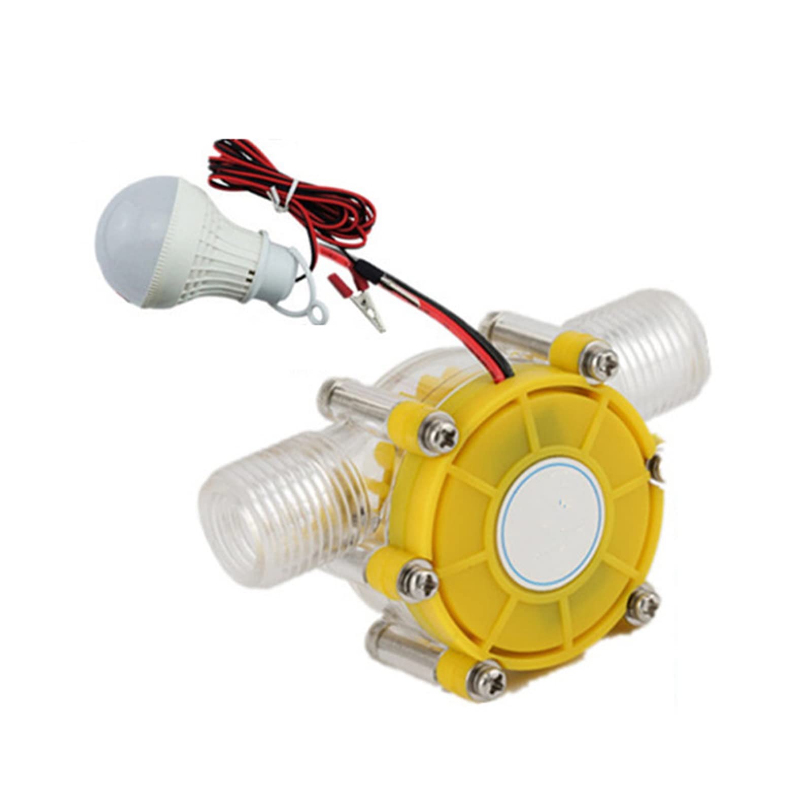 OLONETO 10W DC 12V Micro Hydraulic Generator DIY Power Charging Tool Hydro Generator With 5W/7W Bulb Micro Hydro Generator High Power Stable Charging