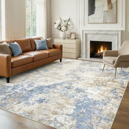 Nakagishi 8X10 Area Rugs for Living Room: Washable Modern