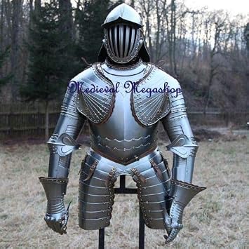 Medieval Knight Half Suit of Armour/Handmade/Premium Quality/Fully Wearable