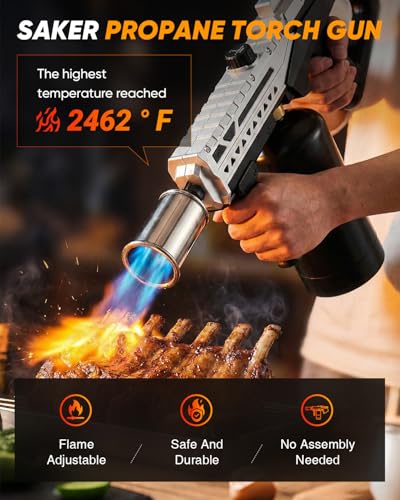 Image of Saker Propane Torch for BBQ, Grill & Campfire with Adjustable Flame