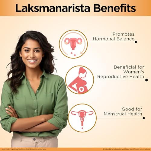 Image of Multani Laksmanarista for Female Disorders | Useful in Gynaecological Disorders with Solanum Indicum, Guda, Dhataki & 15 Natural Ayurvedic Herbs | Liquid Ayurvedic Medicine | 450 ml