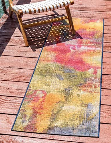 Unique Loom Outdoor Modern Collection Area Rug - Azera (2' 7