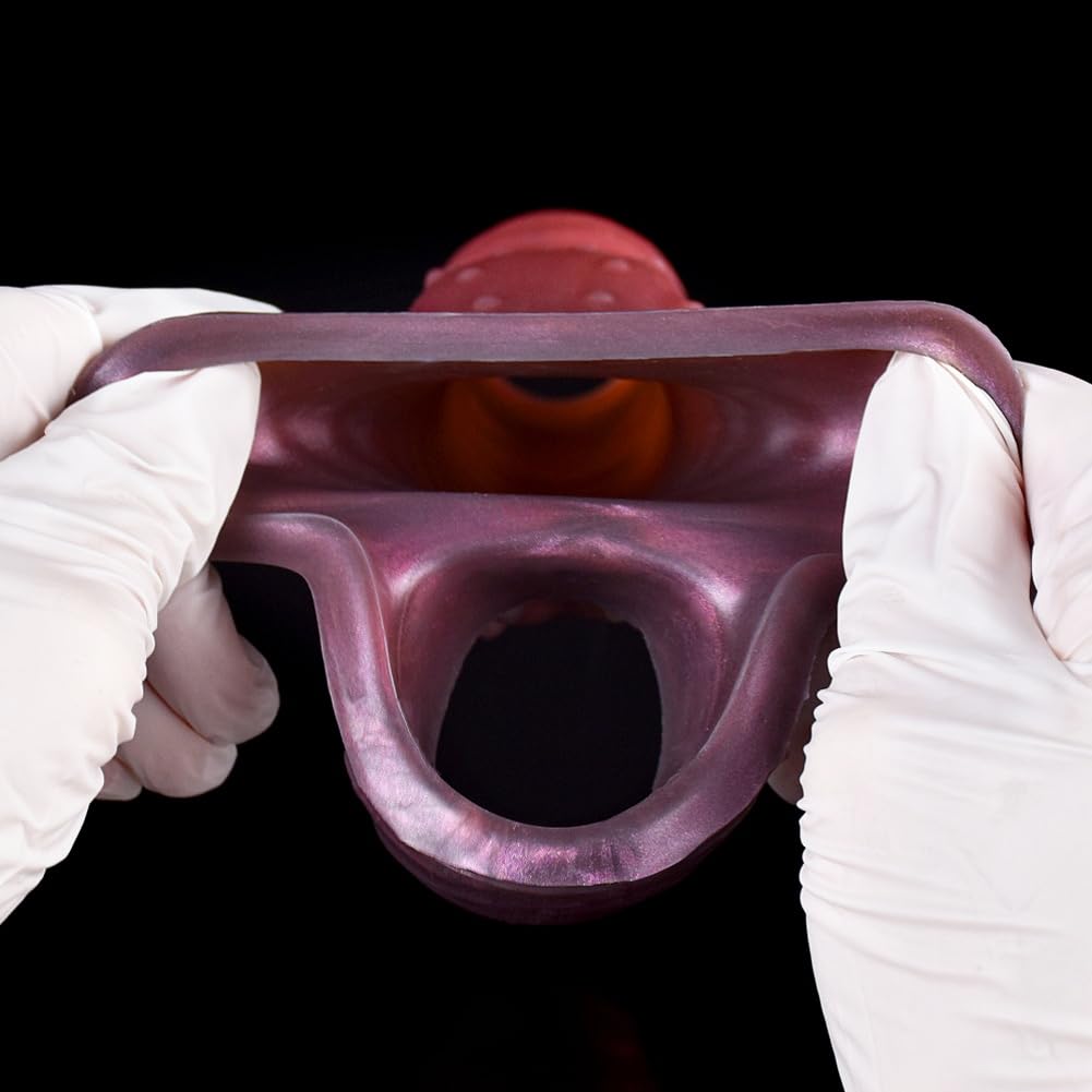 SXOVO Funda Pene Tentáculo, Funda para Pene Abierta con Anillo Testicular, Alargador de Pene Usable y Reutilizable, Sex Toys Retardante Eyaculación, Juguetes Eróticos para Pareja Sexuales (M)