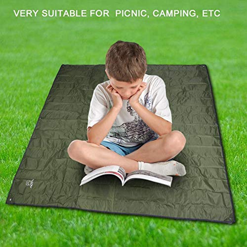 Slaapmat, Mat Slaapmat AOTU Tent Vloertent Mat Picknickdeken, voor Camping Picknick(Army Green) - Image 4