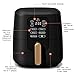 Beautiful 6 Quart Touchscreen Air Fryer, Black Sesame by Drew Barrymore