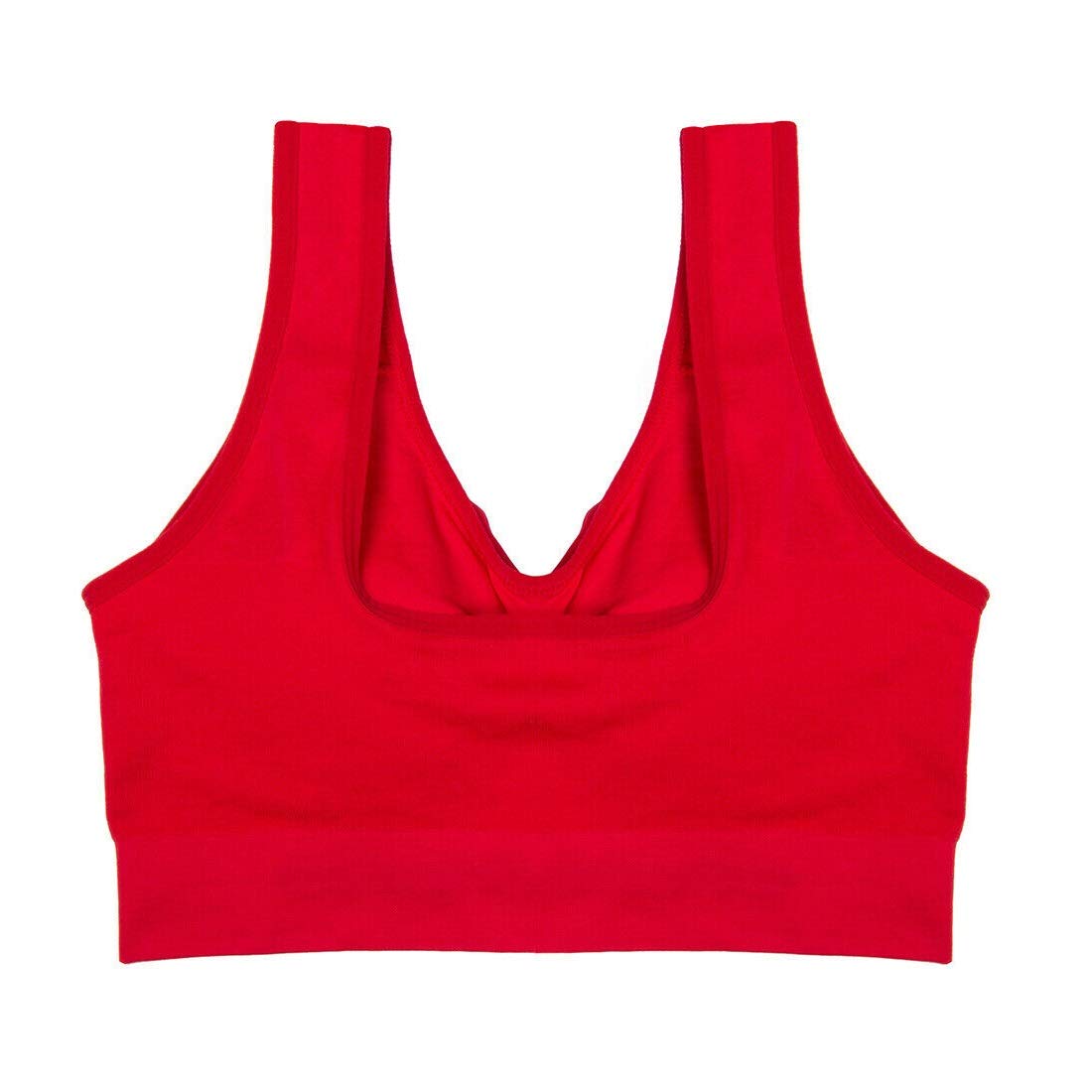 Boolavard® 3-Piece Set Confort Sport Bra: Blanco, Negro y Color de la Piel.