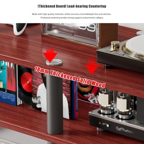 Soporte multimedia antivibración de 8cm para amplificador blanco 5