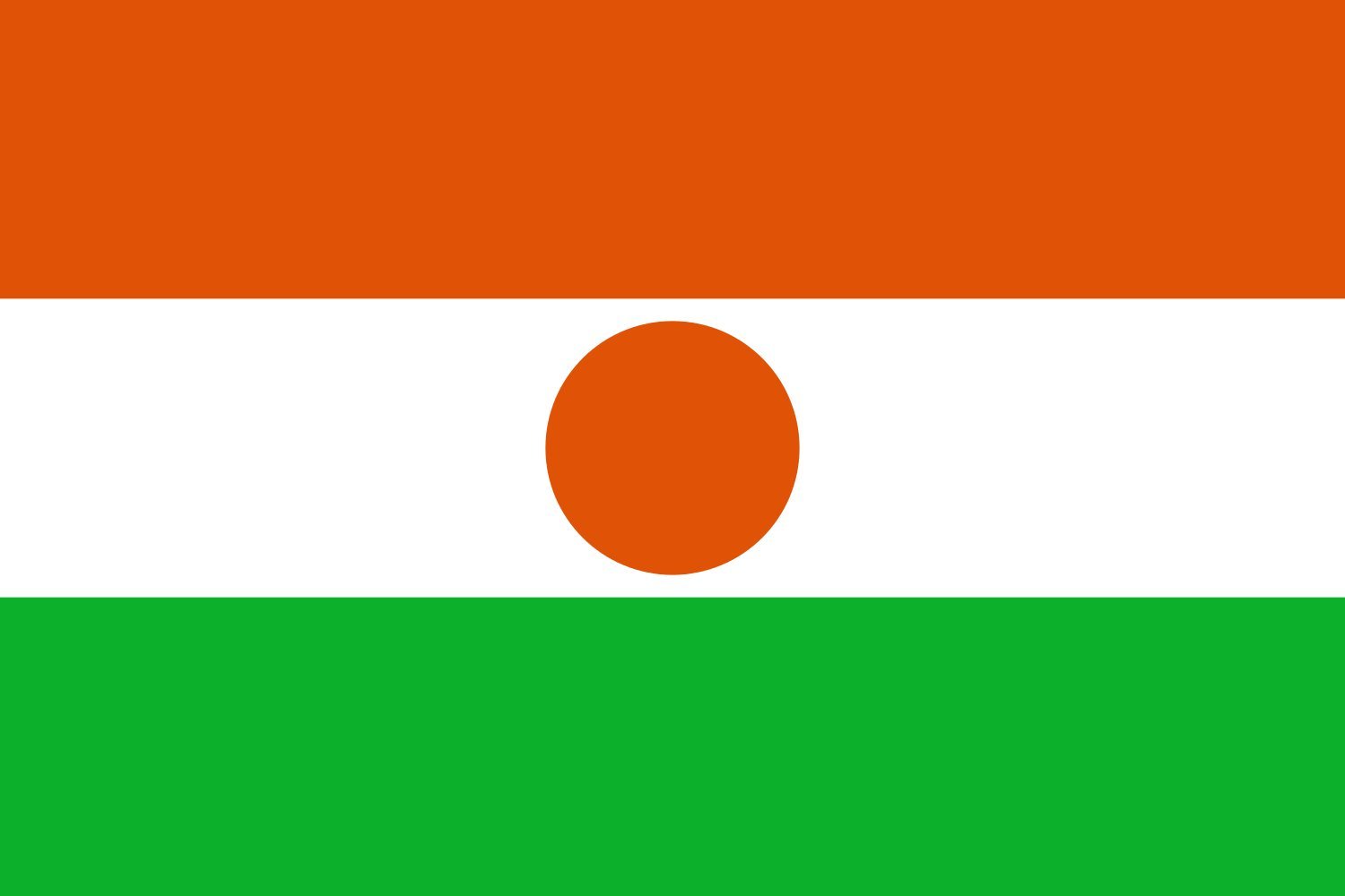 Drapeau Niger 100x150cm résistant pour mât extérieur et intérieur