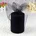 OurWarm 6 Inch x 100 Yards (300FT) Tulle Roll Spool Tutu Skirt Fabric Wedding Party Gift Bow Craft (Black)