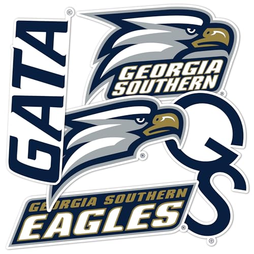 Desert Cactus Georgia Southern University Sticker GSU Eagles Vinyl Decals Laptop Water Bottle Car Scrapbook Sheet T2 (Type 2-2)