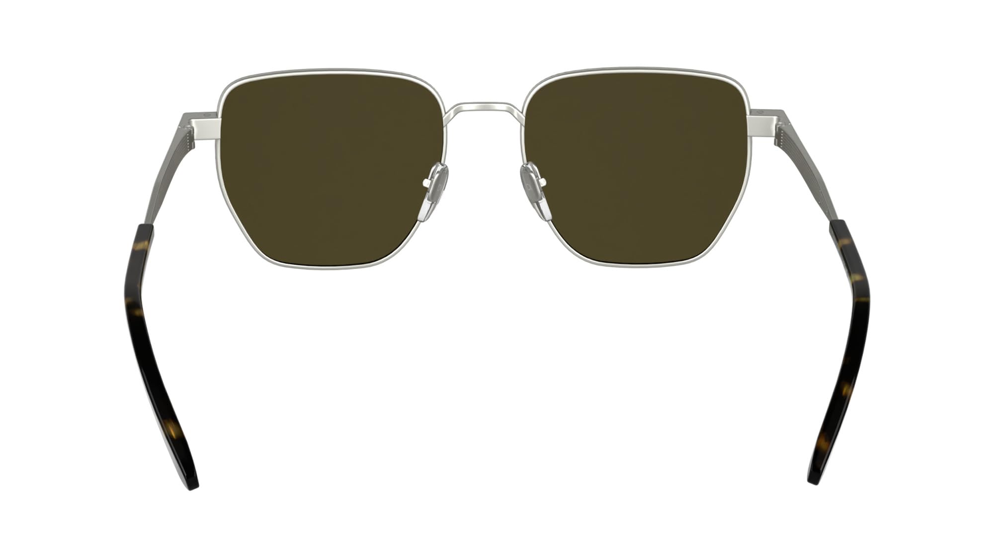 Calvin Klein Unisex Adult Sunglasses CK25100S - Matte Silver with Solid Brown Lens