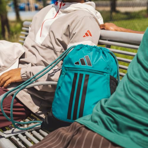 Image of adidas Alliance Sackpack - Drawstring Backpack for Sports, Small Gym Bag