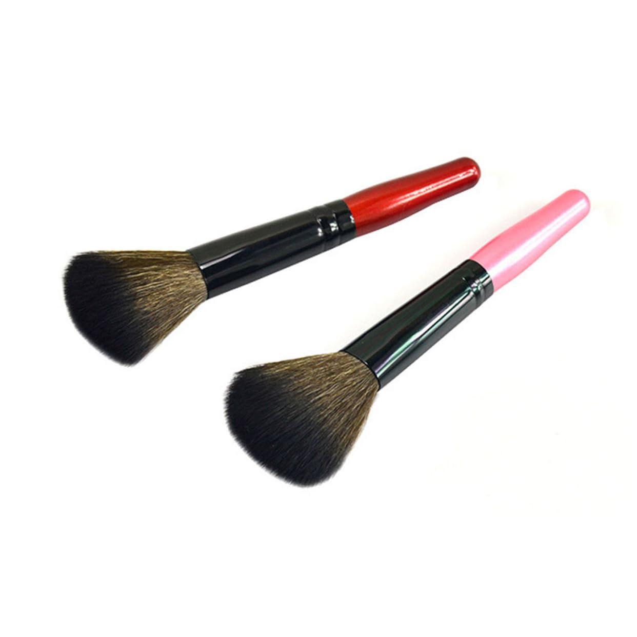 Nylon Professional Use Makeup Brush Set 2Pcs for Women Daily
