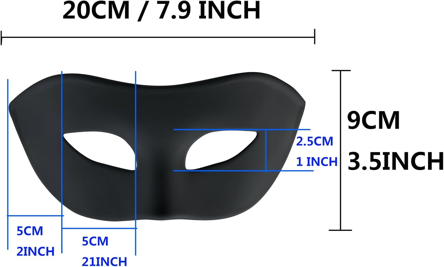 Men's Masquerade Mask Half Face Mask for Ball Proms and Halloween - Image 4
