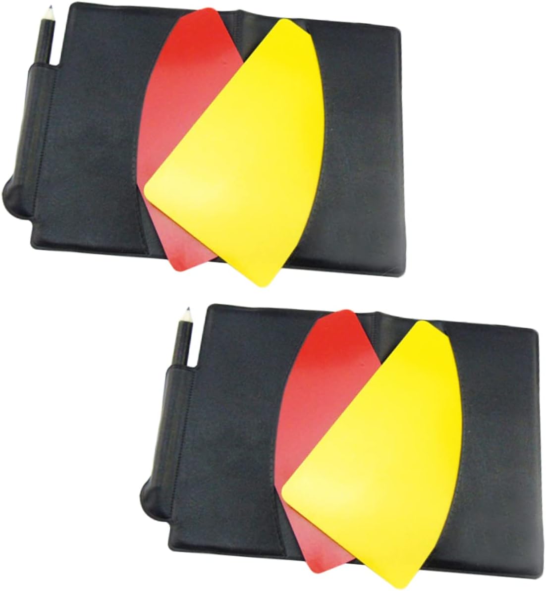 Professional Referee Kit with Referee Cards, Portable Foldable PVC 2 Sets