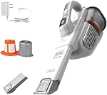 BLACK+DECKER Dustbuster Aspirateur à Main, Sans Fil, AdvancedClean+, Blanc (HHVK320J10)