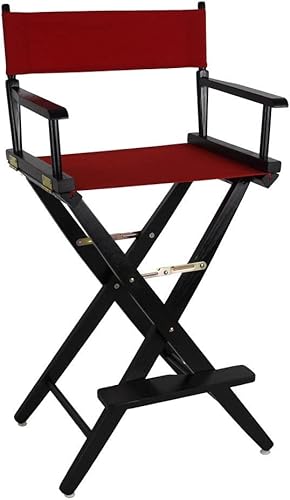 Miniatura 12 de American Trails Silla de director extra ancha de 18.0 in, marco negro con lona negra premium