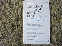 The college and adult reading list of books in literature and the fine arts B000NQ11KE Book Cover