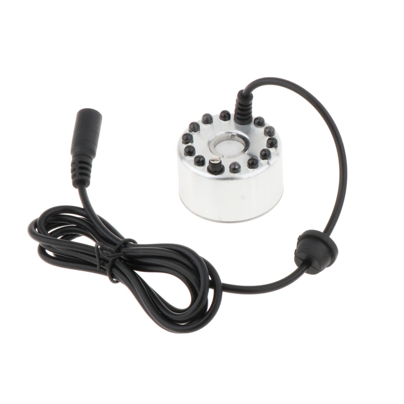MERISHOPP Pond Fog Machine Atomizer Air Humidifier 12 Lights EU 220V Plug-image-30