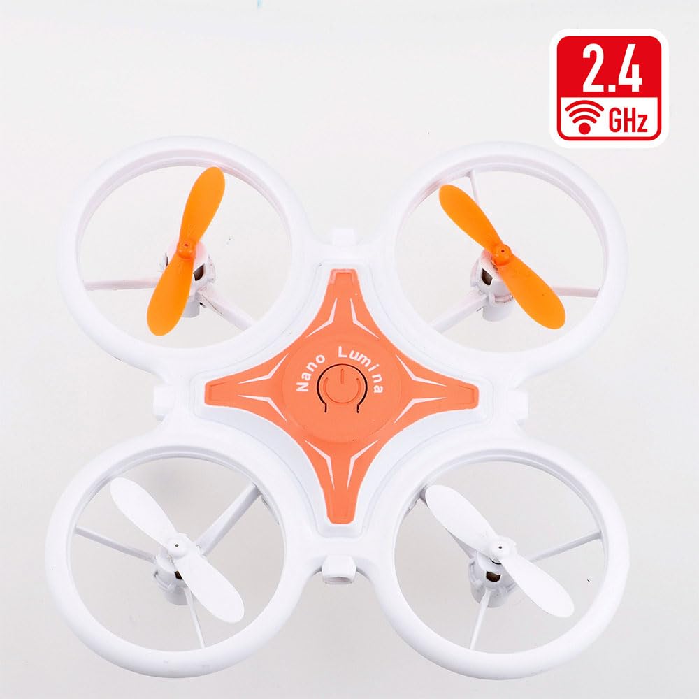 ColorBaby 41865 Speed & Go Dron teledirigido, Luz LED, Mide 12x12 cm, Giro 360°, Alcance 50 Metros, Tiempo Vuelo 7 min, 2.4 GHz, Carga USB, RC, Vehículos radiocontrol, Juguetes niños 8 años