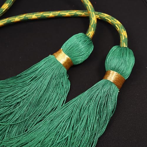 Image of Needzo Green Cincture for Albs Liturgical Rope Belt for Priests, Deacons and Bishops, Religious Catholic Vestment Accessories, 169 Inches Long