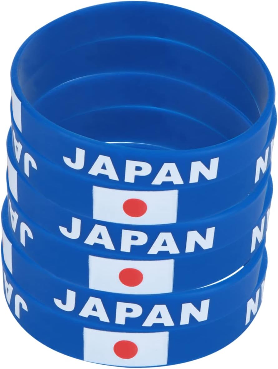 AmosfunAmosfun 6 Pcs Athletic Silicone Wristbands Sports Silicone Wristbands Motivational Bracelets Basketball Silicone Wristbands Nation Football Country Wrist Bands Souvenir Fashion