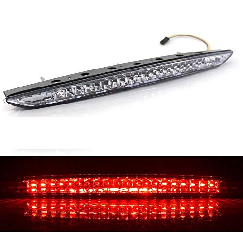 Paddsun 1PCS Red Light Clear Lens Trunk 3rd Third Brake Stop Light Rear Lamp Assembly for E85 Z4 2003-2008 Replaces 63256917378