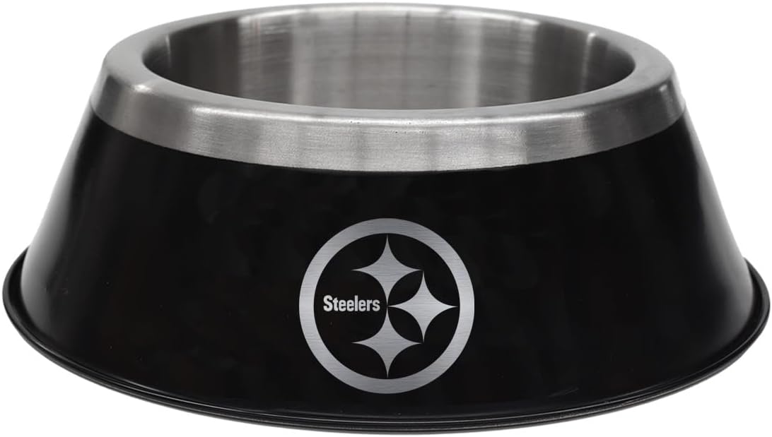 Littlearth NFL All Pro Pet Bowl, Pittsburgh Steelers, Small