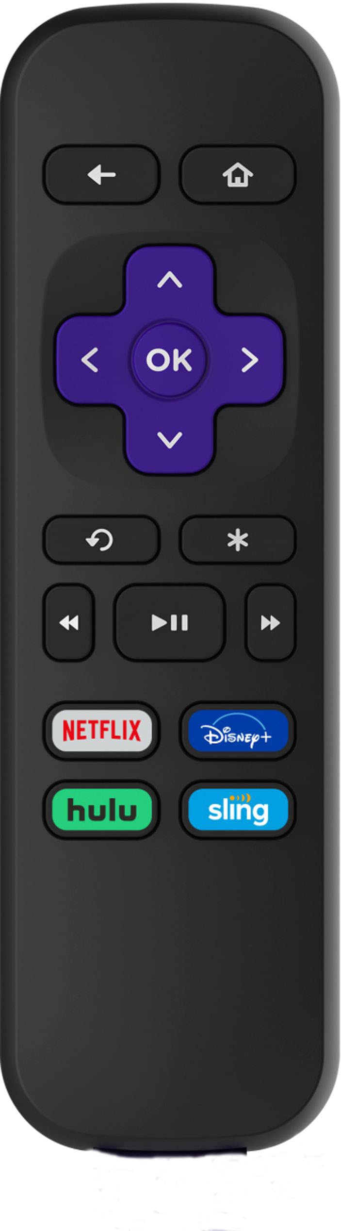 Replacement Remote Control for Roku 1 2 3 4 HD LT XS XD, Roku Express 3900R, Roku Premiere 4620XB 4210XB 3900R - [NOT for Any Roku Stick or Roku TV]
