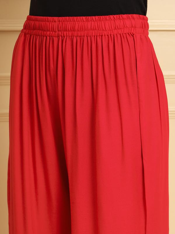 Image of Soft Colors Women Regular Fit Pocket Palazzo