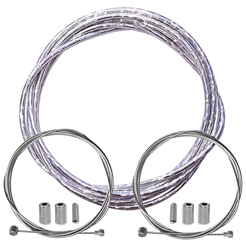 Gaine De Dérailleur Vélo 4 Mm - 2 Mètres, Insert Plastique Haute Performance, Universelle VTT Route Ville