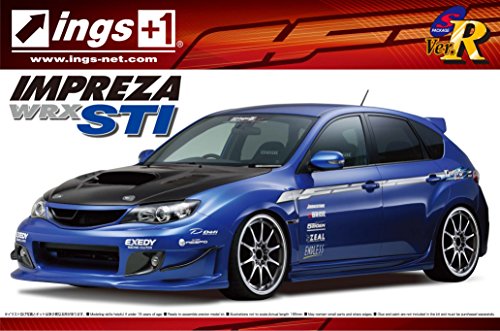 1/24 GRB Impreza WRX STI 5door`07 ings Ver. (Model Car) by Aoshima Models