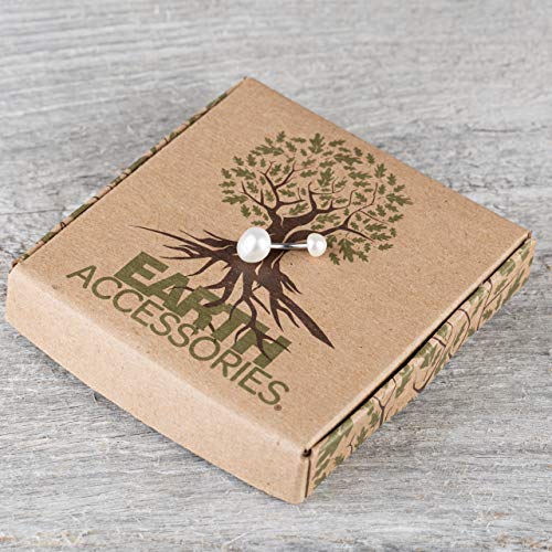 Authentic and Natural Pearl Belly Button Ring Piercing for Women - Navel Belly Button Rings with Surgical Steel4