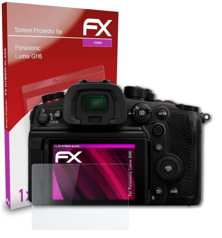atFoliX Plastic Glass Protective Film compatible with Panasonic Lumix GH6, 9H Hybrid-Glass FX Screen Protector - Image 3