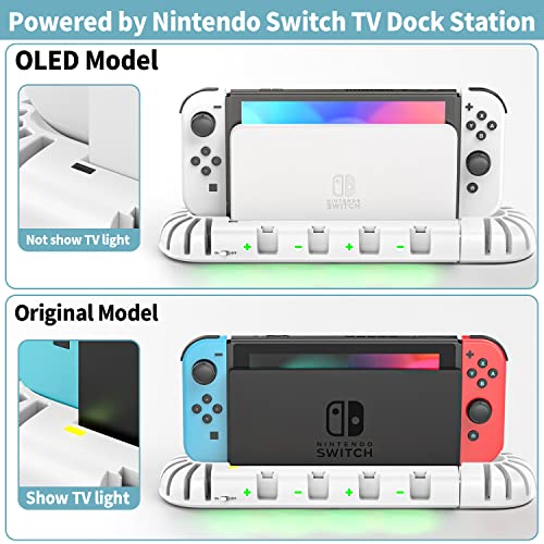 OIVO-Switch-Caricatore-Compatibile-con-Joy-Con-Nintendo-SwitchSwitch-OLED-Caricabatterie-Controller-Switch-con-8-slot-di-gioco-per-Modello-Joycon-SwitchSwitch-OLED-Bianco