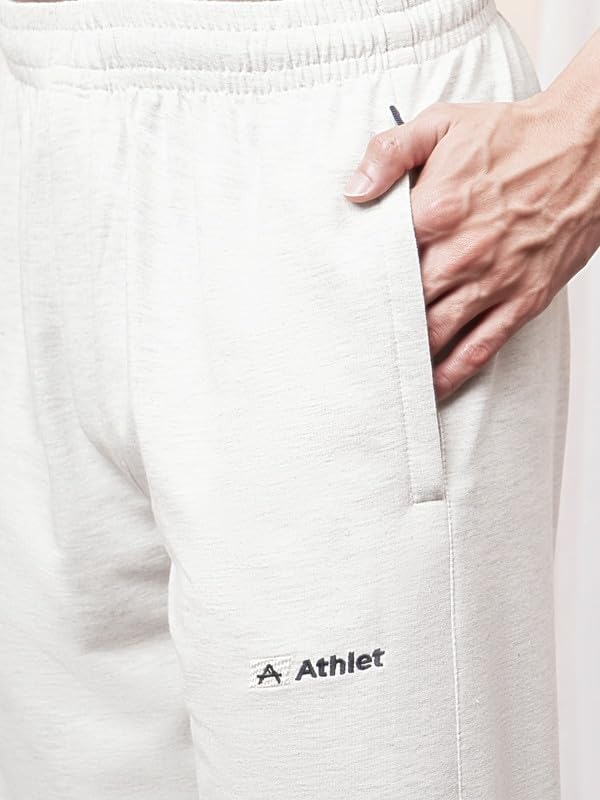 Image of Trackpants for Men - Regular Fit, Cotton Hoisery, Ultra Soft, Comfortable, Lightweight, Ziper Pockets, Front Zip, Back Pocket, Solid Mnimal